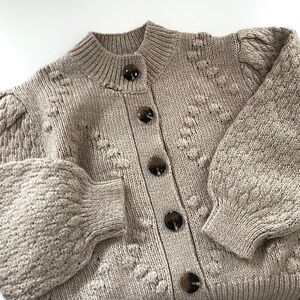 Who What Wear Chunky Warm Button Down Cardigan